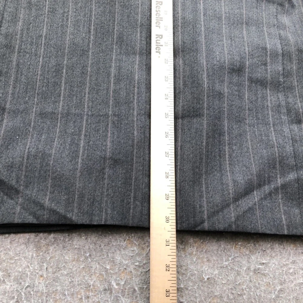 Vintage Christian Dior Monsieur Suit Jacket Mens 42L Pinstripe Double Breasted